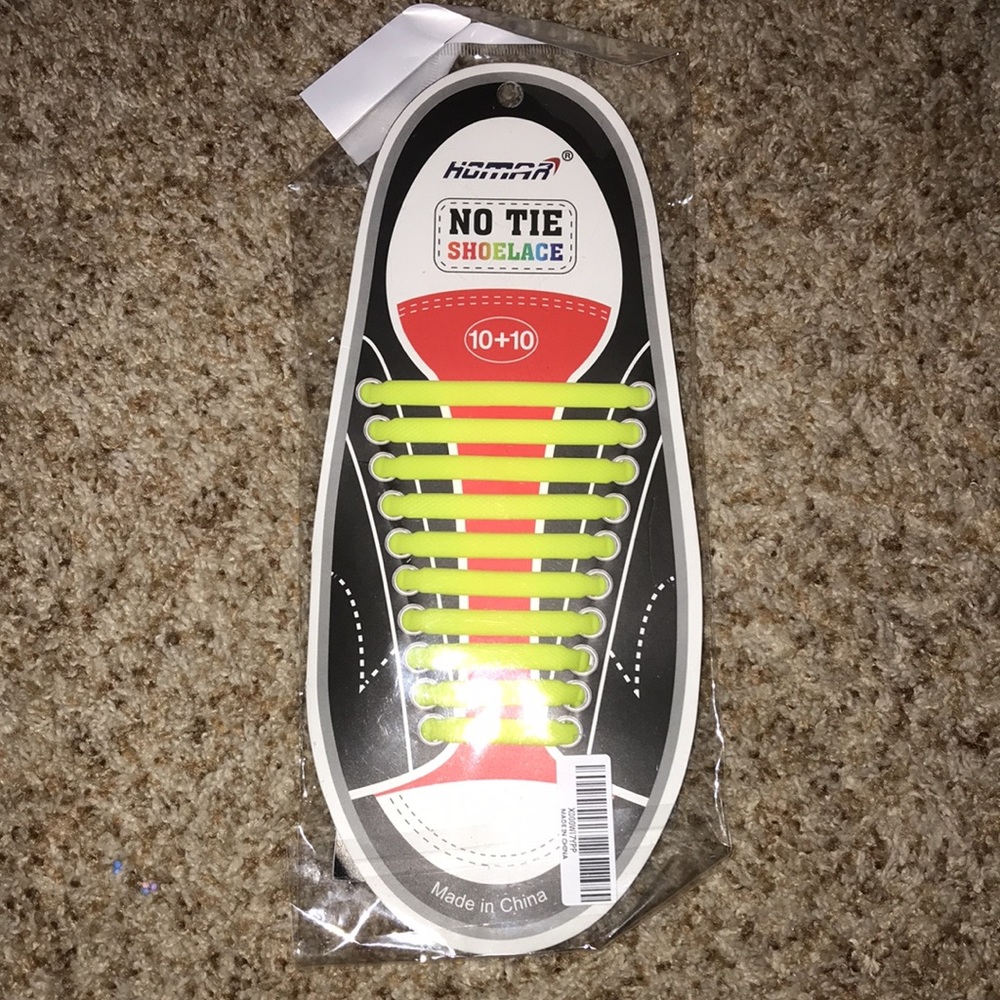HOMAR No Tie Shoelaces for Adults Stretch Silicone Elastic No Tie Shoe Laces